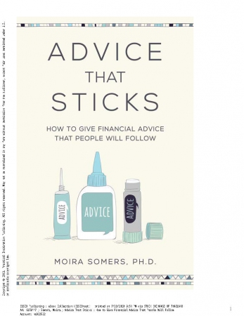 Advice That Sticks : How to Give Financial Advice ...